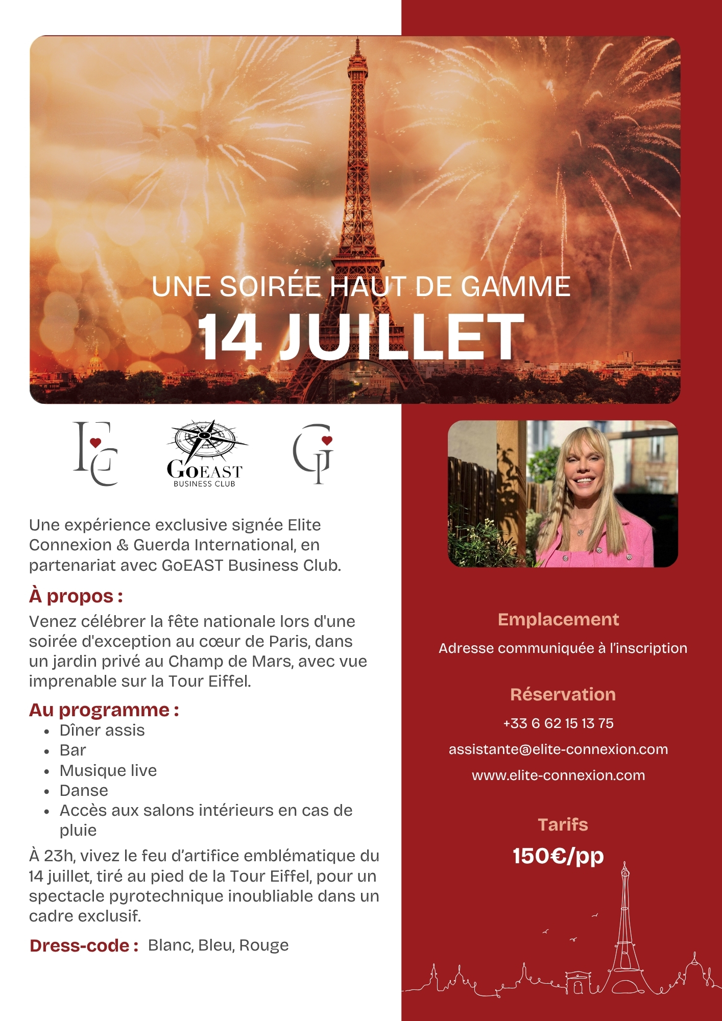 Soirée 14 juillet Elite Connexion