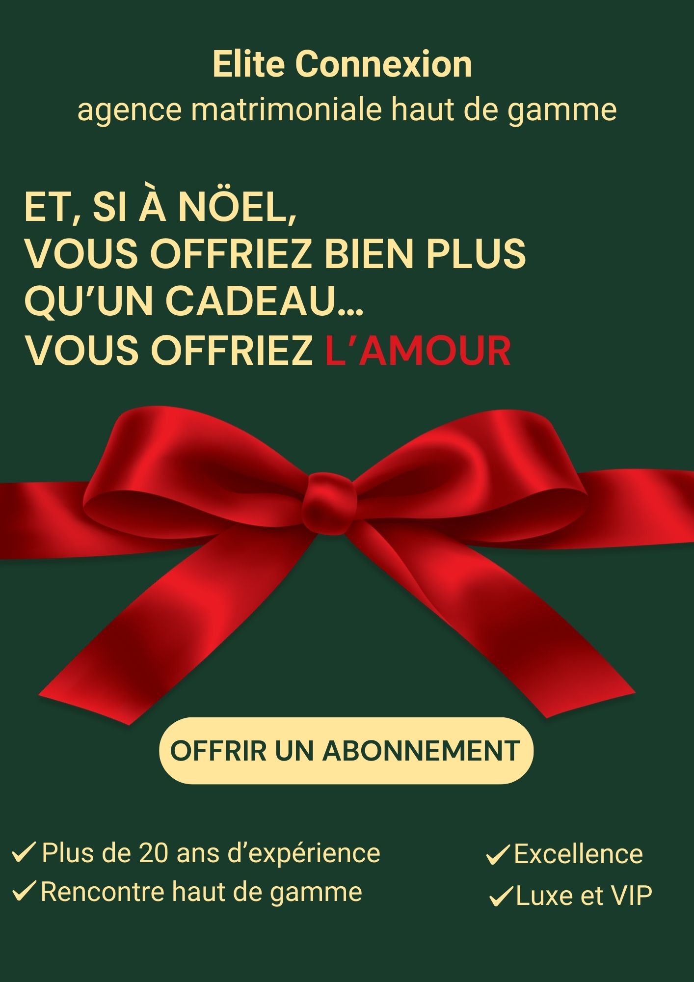 Et si cette année, vous offriez bien plus qu’un cadeau… l’amour ?